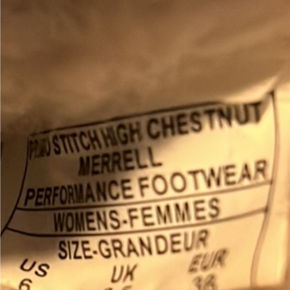 Merrell Womens Primo Stitch High Sherpa Lined Boots in Chestnut Womens Size 6 - Picture 10 of 11